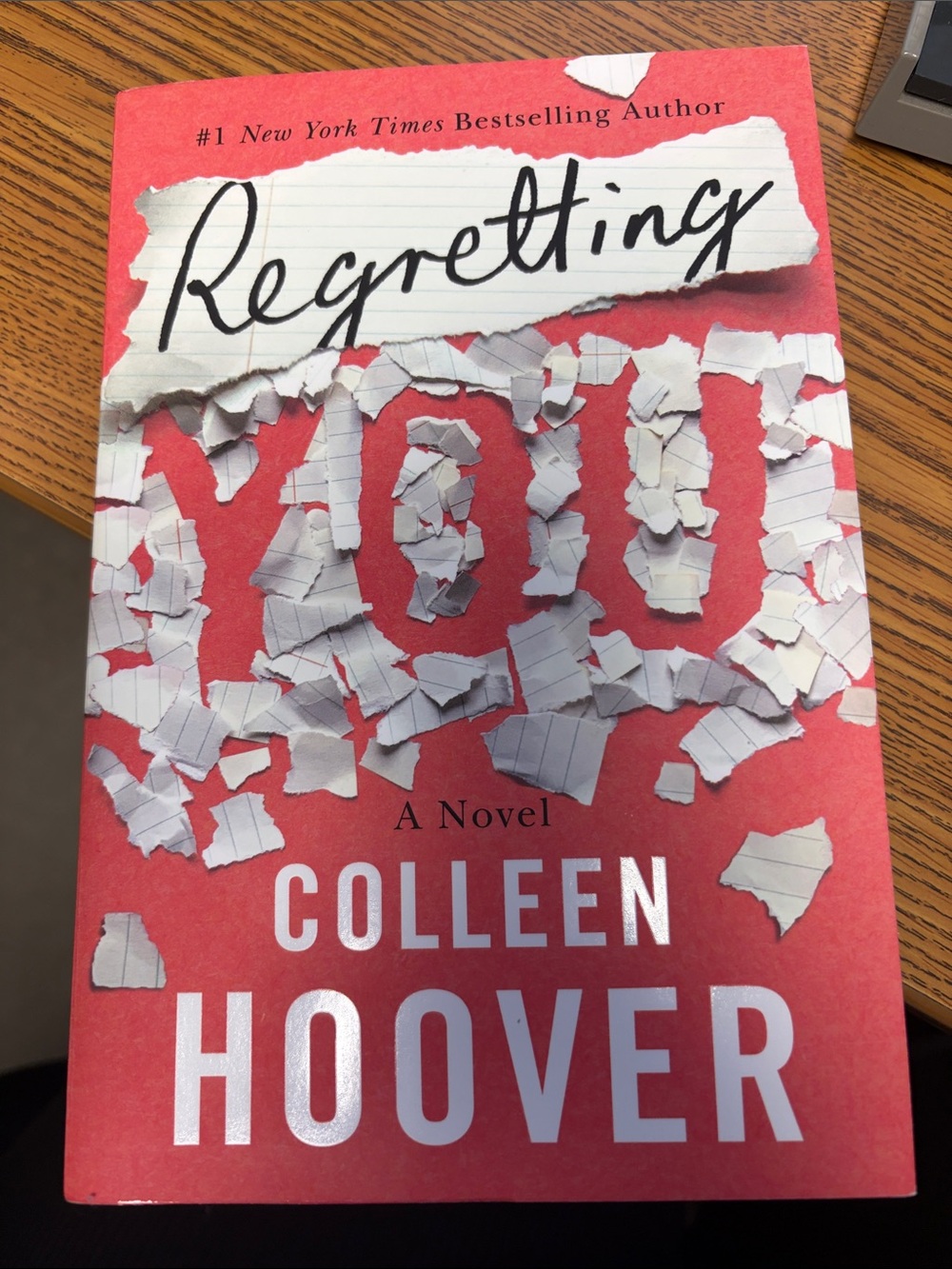 'Regretting You' Paperback Novel
